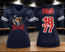 Load image into Gallery viewer, Thee Savage JSU Women Football Jersey