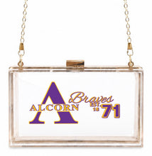 Load image into Gallery viewer, Alcorn Braves Stadium Clear Clutch