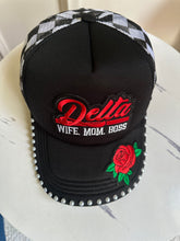 Load image into Gallery viewer, Delta Wife Mom Boss Snapback Hat