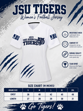 Load image into Gallery viewer, Jackson State Women’s White Mesh Jersey