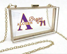 Load image into Gallery viewer, Alcorn Braves Stadium Clear Clutch