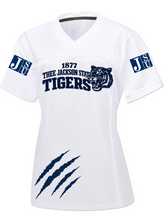 Load image into Gallery viewer, Jackson State Women’s White Mesh Jersey