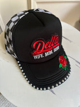 Load image into Gallery viewer, Delta Wife Mom Boss Snapback Hat