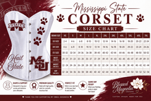 Load image into Gallery viewer, Mississippi State Bulldogs Corset