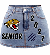 Load image into Gallery viewer, Senior 2027 Denim Skirt