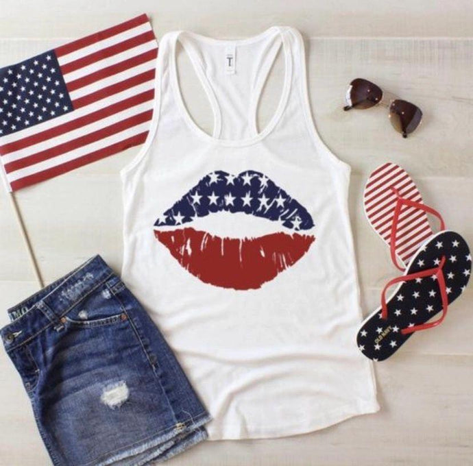 Fourth of July Lips