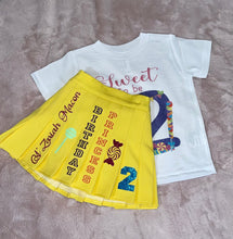 Load image into Gallery viewer, Birthday Tennis Skirt Set