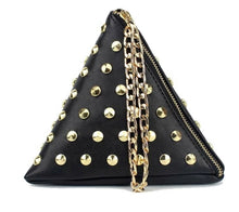 Load image into Gallery viewer, Small Gold Studded Hand Bag